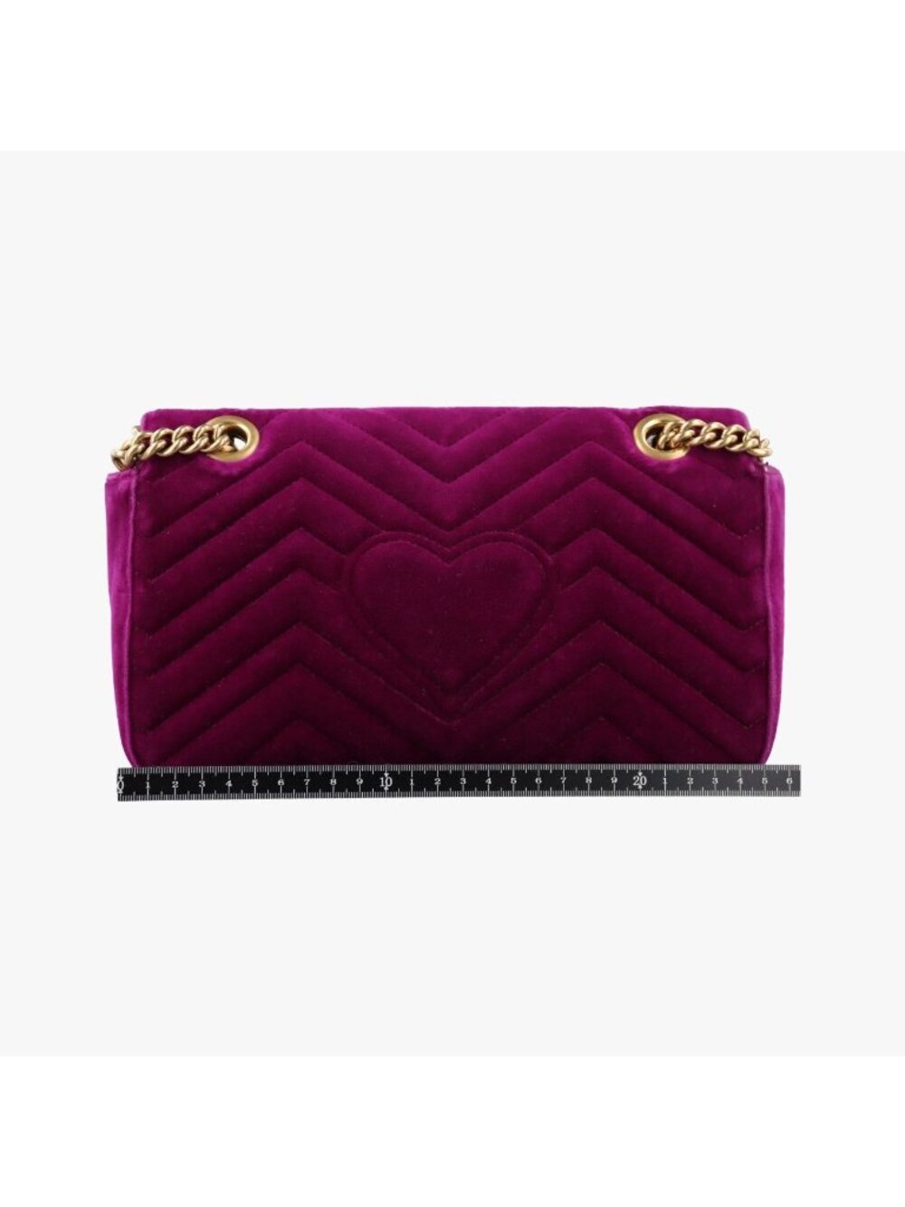 ★SOLD★ Gucci GG Marmont Purple Velour Shoulder - Picture 2 of 15